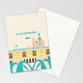 St. Petersburg Fountains Stationery Cards