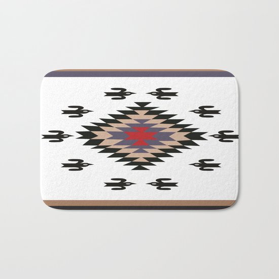 American Native Pattern No. 23 Bath Mat