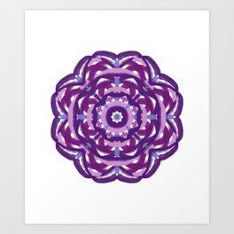 Flower Purple B Art Print