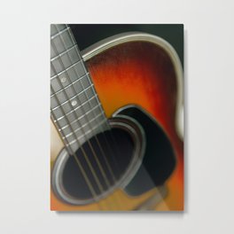 Guitar - Acoustic close up Metal Print | Photo, Acousticguitar, Musical, Acoustic, Music, Sixstring, Guitar, Musicalinstruments, Cafe, Classical 