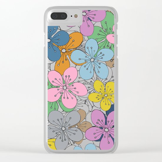 Cherry Blossom Colour - In Memory of Mackenzie Clear iPhone Case