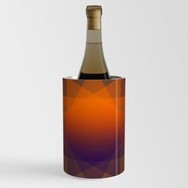 Merkaba, Abstract Geometric Shapes Wine Chiller