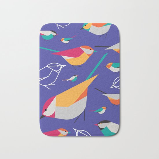 Birds Talk Bath Mat