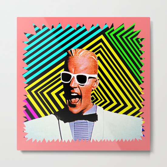 MAX HEADROOM | 80's Inspiration Metal Print