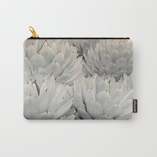 Succulent Blush Carry-All Pouch