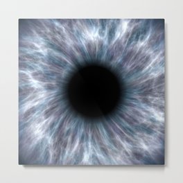 Eye of the Storm | Metal Print | Black, Iris, Optic, Eye, Eyes, Graphicdesign, Pupil, Gray, Punk, Color 