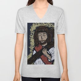 Jesus  V Neck T Shirt