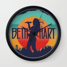 Beth Hart queen of blues rock Wall Clock