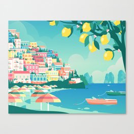 Italian Coast Canvas Print