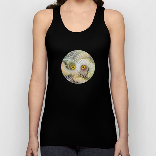 Abstract Owl Unisex Tank Top