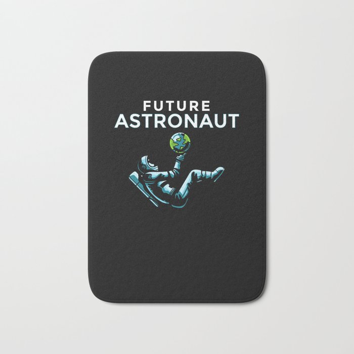 Future Astronaut Spaceman Cosmonaut Astronomy Bath Mat