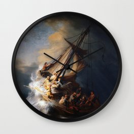 The Storm on the Sea of Galilee, Rembrandt Wall Clock