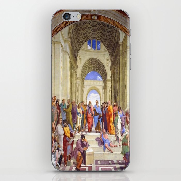 Raffaello Sanzio da Urbino - The School of Athens, 1509-1510 iPhone Skin