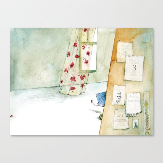 Runway Princess Canvas Print