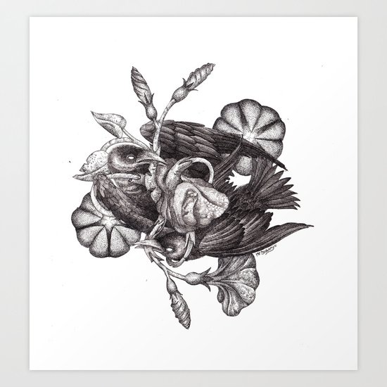 Some Birds... Art Print