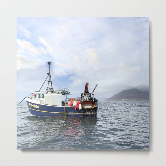 Gone Fishin' Metal Print