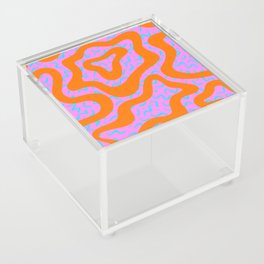 Abstract colorful retro 80s print seamless pattern Acrylic Box