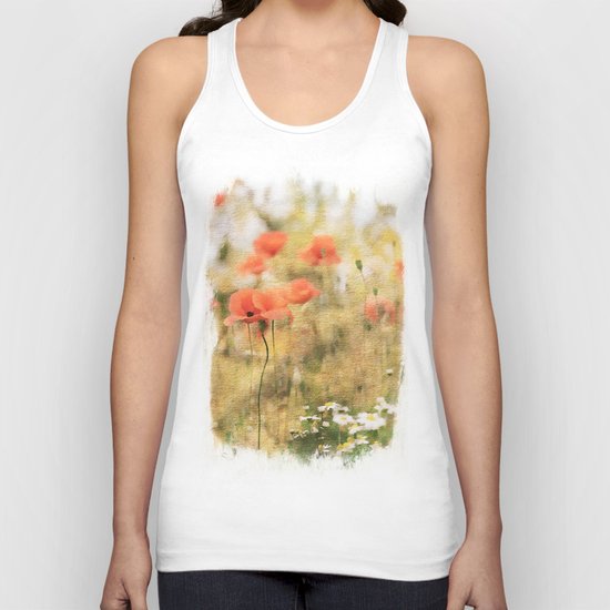 Poppy meadow - photoadaption Unisex Tank Top