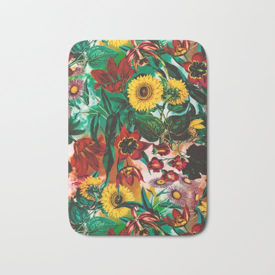 Multicolor Exotic Pattern Bath Mat