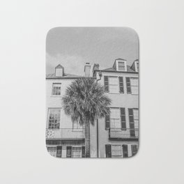 Charleston No. 22 Black & White Charleston Photography Bath Mat