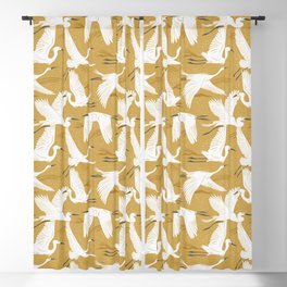Soaring Wings - Goldenrod Yellow Blackout Curtain