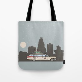 Ghostbusters ECTO-1 Tote Bag