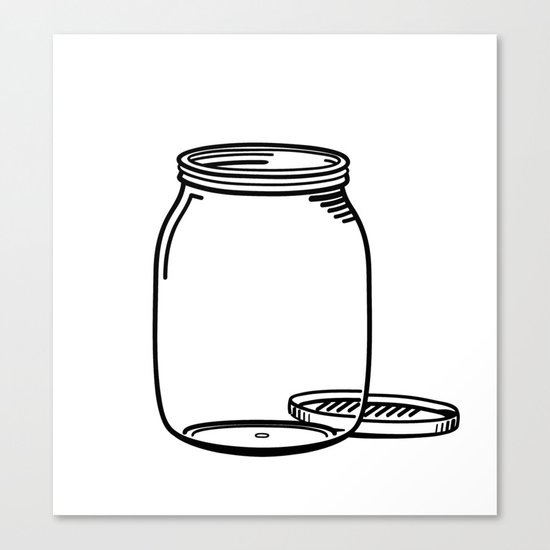 The Empty Jar Canvas Print