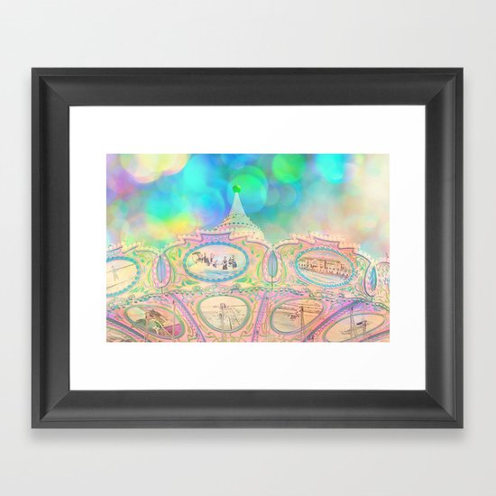 Cotton Candy Dreams Framed Art Print