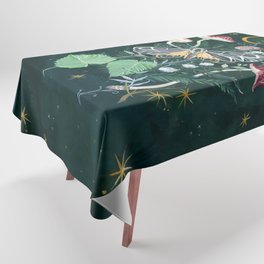 Mushroom night moth Tablecloth | Artwork, Curated, Paint, Night, Moth, Butterfly, Flowers, Gouache, Painting, Watercolor 
