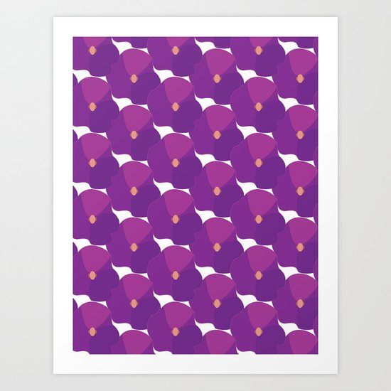 You're turning Violet, Violet Art Print