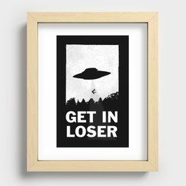 Get In Loser Recessed Framed Print