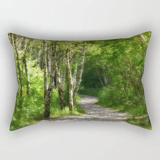 Forest path 45 Rectangular Pillow