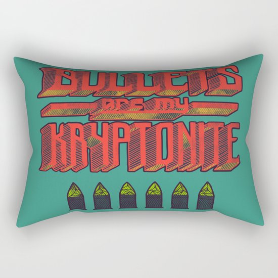 Kryptonite (alternate) Rectangular Pillow
