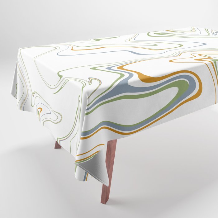 Natural trendy colors marble design Tablecloth