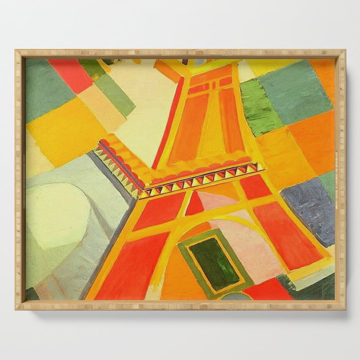 Robert Delaunay Tour Eiffel,1924 Serving Tray