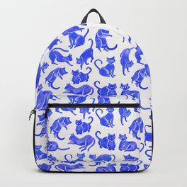Cat Positions – Blue Palette Backpack