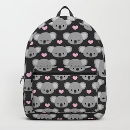 Cute koalas and pink hearts Backpack