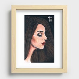 Black Beauty Recessed Framed Print