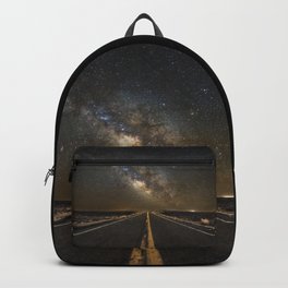 Go Beyond - Road Leads Into Milky Way Galaxy Backpack