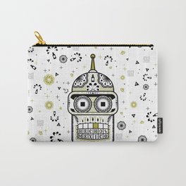 Sugar Bot Skull Carry-All Pouch
