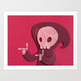 Grim Art Print | Scary, People, Funny 