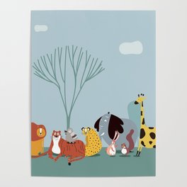 Wild Animals Poster