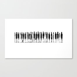 Piano Men, Medium Canvas Print