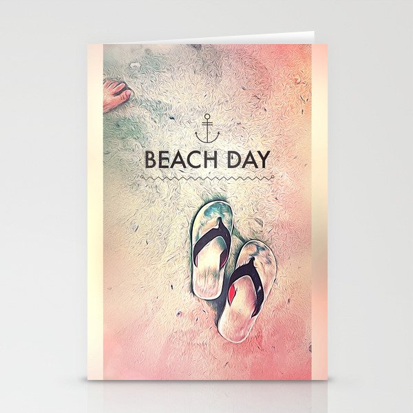 Beach Day Stationery Cards