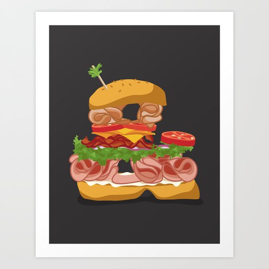 Ampersandwich Art Print