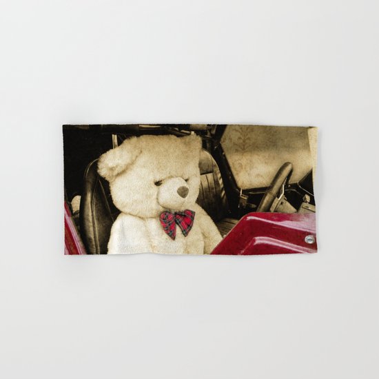 TEDDY GOES FOR A DRIVE Hand & Bath Towel