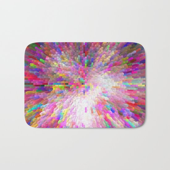 Color Burst Bath Mat