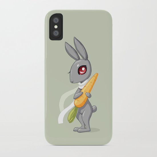Bunny Carrot 3 iPhone Case