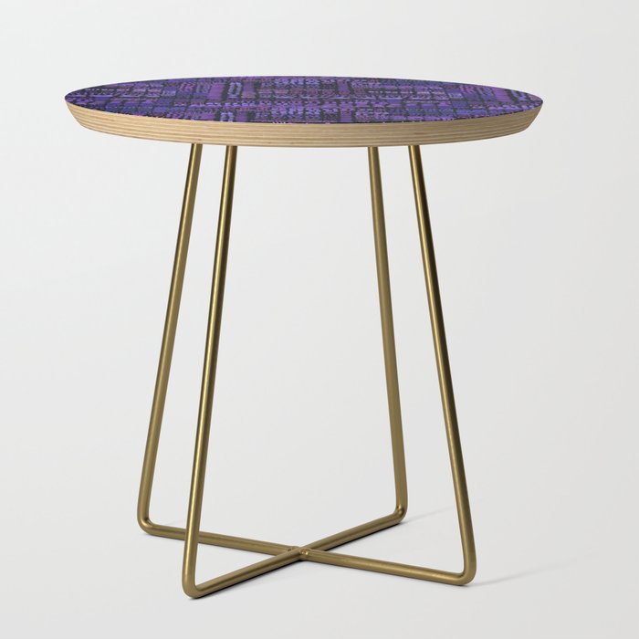 purple bright ink marks hand-drawn collection Side Table