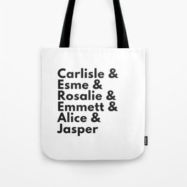 The Cullens - W&B Tote Bag